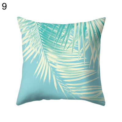 

Leaf Printed Square Cushion Cover Throw Pillow Case Car Home Sofa Decoration
