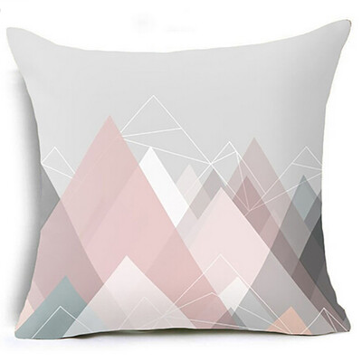 

〖Follure〗Geometric Pillow Case Waist Cushion Cover Sofa Home Decor