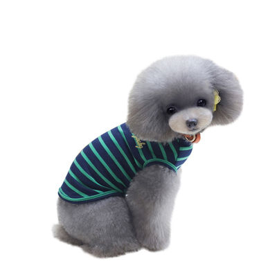 

Three-color striped vest fashion cozy Cat Dog Pet Clothing Pet Supplies -XXL