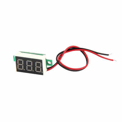 

Mini Size LED Panel Voltage Meter 3-Digital LCD Display Adjustment Voltmeter