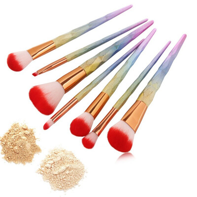 

Pro Diamond Shape Makeup Brush Set Foundation Powder Blusher Eyeshadow Eyeliner Eyebrow Lip Brush Cosmetic Tool Kits W1