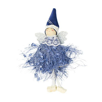 

Toponeto Lovely Christmas Tree Decorations Woolen Yarn Angel Doll Pendant Hanging Party