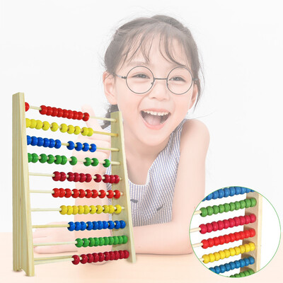 

Siaonvr Kids Wooden Bead Abacuss Counting Frame Educational Learn Maths Toy