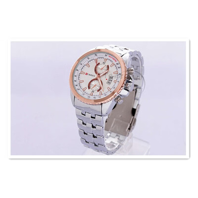 

2018 explosion models business mens watch leather Korean version of the trend of quartz watch fashion waterproof gift table genuine