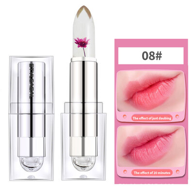 

Lipsticks Magic Jelly Flower Color Changing Lipstick Makeup Moisturizer Lipstick Lip Gloss