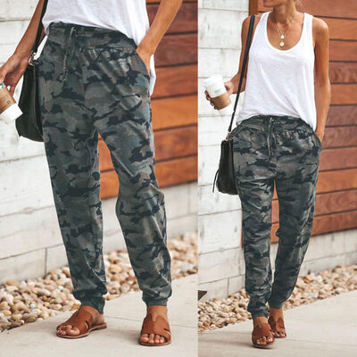 

Women Pants Cargo Pants Hip Hop Harem Pants Female Trousers Womens Joggers Camouflage Pants Sweatpants