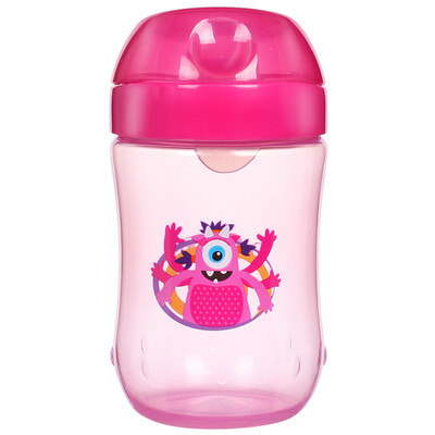 

Dr Brown DrBrowns soft mouth training cup baby cup learning cup 270ml 9 months baby applies TC91001 pink