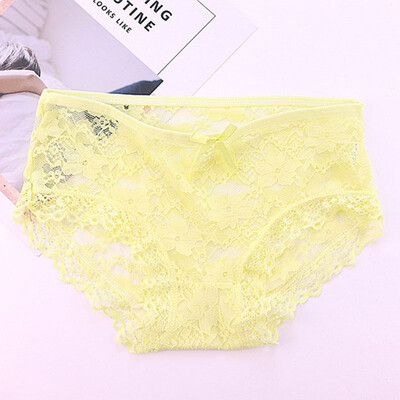 

Fashion High Quality Women Panties Transparent Underwear Women Lace Soft Briefs Sexy Lingerie