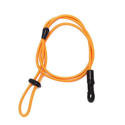 

Elastic Rubber Bungee Cord Fishing Rod Kayak Paddle Leash With Snap Hook 113CM