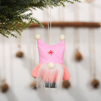 

Tailored Lovely Christmas Tree Decorations Woolen Yarn Angel Doll Pendant Hanging Party