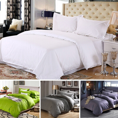 

1pcs Comfort Solid Color Bedding Cover Plain Duvet Cover Quilt Cover Twin Full & King Size