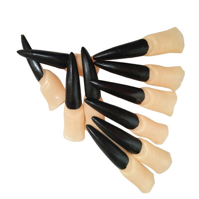 

Halloween Decoration Witch Fake Nose Wicked Witch Fingers Nail Halloween Party Costume Props Accessory 1pcs