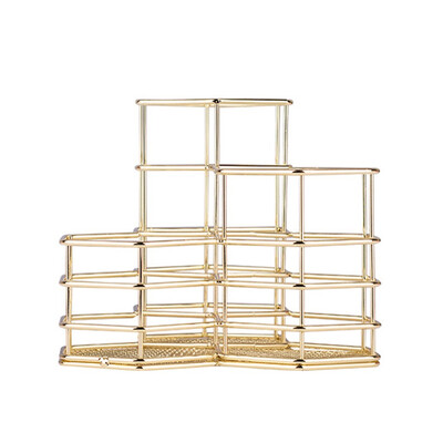 

Toponeto Metal Pen Pencil Holder Desk Stationery Organizer Makeup Brush Storage