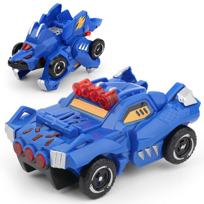 

Siaonvr Childrens Inertia- Toy Deformation Dinosaur Car Puzzle Early Education Toys