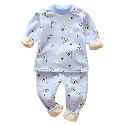 

Newborns Baby Underwear Sets Boys Girls 2 Pcs Long-sleeve Underwear Suit Children Soft Cotton Long Johns Kids Autumn Winter