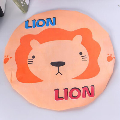 

Cartoon Printed Plastic Reusable Waterproof PVC Shower Cap Elastic Band Hat Cosmetic Care For Bath Kitchen