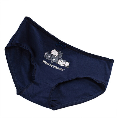 

Women Panties Cartoon Fruit Bowknot Pattern Girl Briefs Female Underwear Cute Lingerie Ladies Underpants Women Panty
