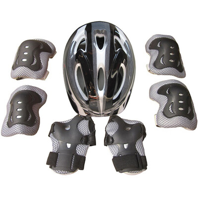 

7 X Sets Kids Roller Skating Skateboard Bike Helmet Knee Elbow Wrist Guard Pad