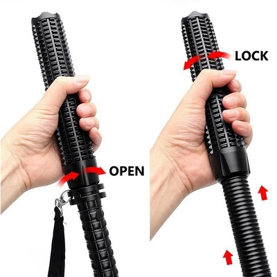 

6500LM CREE Q5 LED Flashlight Torch Lamp 3 Mode Baton Baseball Bat Flashlight Torch for Emergency&Self Defense