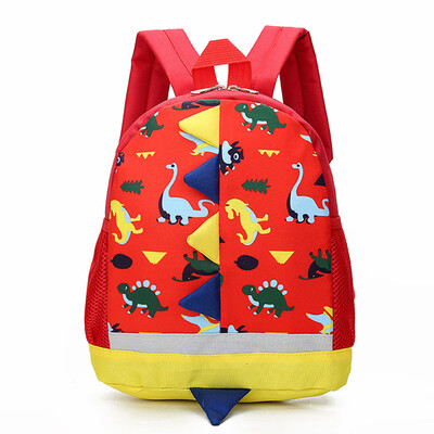 

Cute Backpack Kid Cartoon Dinosaur Kids Pack Kindergarten Kids Preschool Bags 3-6 Years Boy&Girl SchoolbagRD