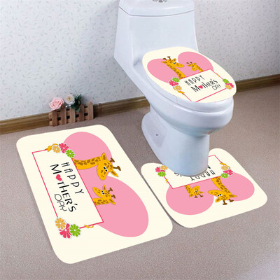 

〖Follure〗3pcs Mothers Day Non-Slip Bath Mat Bathroom Kitchen Carpet Doormats Decor