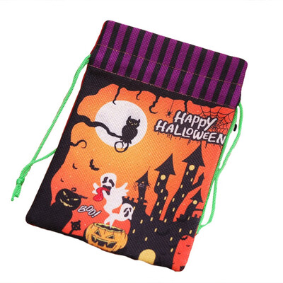 

Tote Bag Children Pumpkin Handbags Gift Bunch Mouth Candy Halloween Bag Holiday Show Drawstring Bag