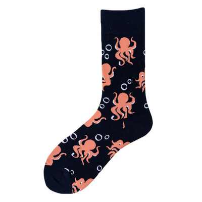 

Bird Pattern Harajuku Flower Socks Women Funny Cotton Dress Casual Wedding Socks Colorful Novelty Skateboard Socks