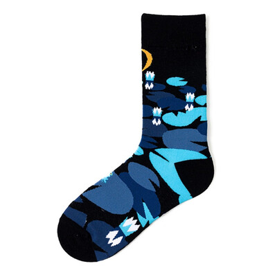 

Women Men Funny Cotton Socks Colorful Harajuku Socks Hip Hop Street Printing Sock Christmas Gift