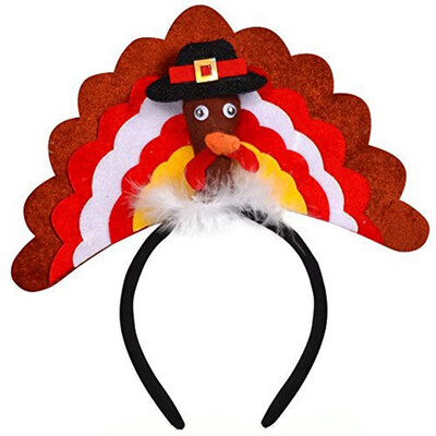 

Thanksgiving Day Turkey Head Band Funny Cute Lightweight Concise Childrens Gift Decoration Head Band