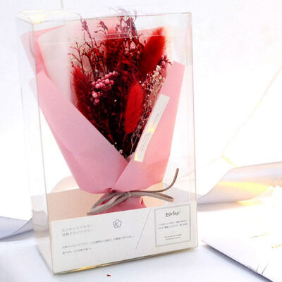 

Dried Flowers Small Bouquet Creative Gift Photo Props Transparent Matte Paper Flower 6c