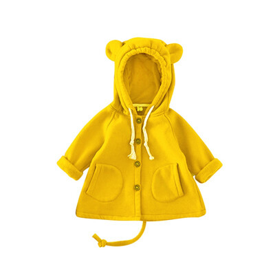 

Children Girls Outerwear Jackets Winter Thick Coat Hooded Fashion Clothing Girls