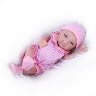 

YIWULALifelike Baby Doll 30cm New Doll Kids Girl Playmate Birthday Gift