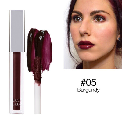 

1Pc Lips Makeup 9 Colors Liquid Lipstick Mirror Surface Lip Gloss Tint Lasting Moisturizing Non-stick Cup Lip Glaze