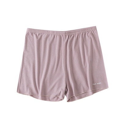 

Women Casual Modal Cotton Blend Stretchy Solid Color High Waist Stretchy Ultra Thin Shorts