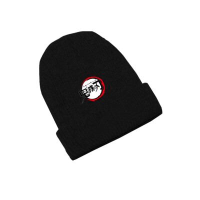 

redCherry Anime Demon Slayer Kimetsu No Yaiba Embroidery Skull Beanies Hat Cap Hip Hop Knitted Winter Hats