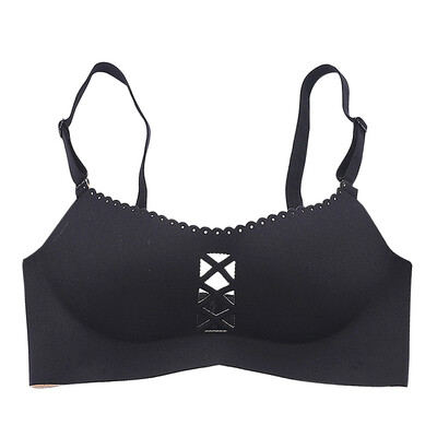

Women Comfortable Fashion Casual Thin Cup Tube Top Underwear Hollow Breathable Soft No Steel Ring One-piece Bra