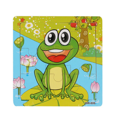 

Siaonvr Frog Wooden Kids Children Jigsaw Education And Learning Puzzles Toys