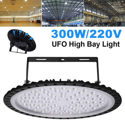 

300W UFO LED High Bay Light Industrial lamp Factory Warehouse Gym Shed Lighting