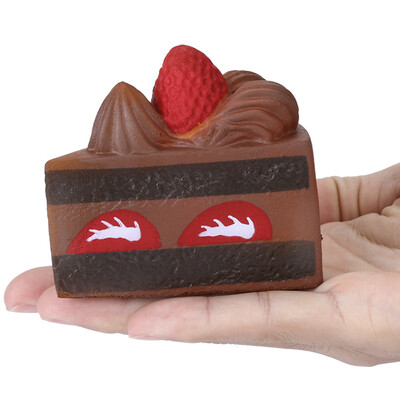 

〖Follure〗Strawberry Cake Scented Squishies Slow Rising Kids Toy Stress Relief Toys Charm