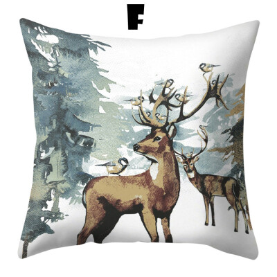 

〖Follure〗Cotton Linen Christmas Pillow Case Sofa Car Throw Cushion Cover Home Decor