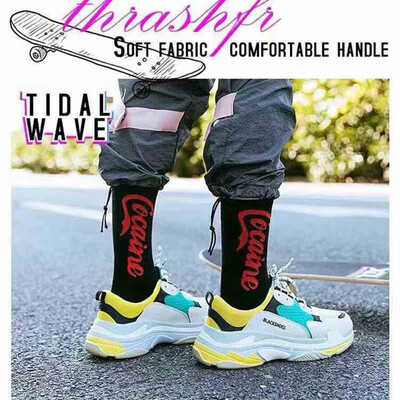 

Aa-shop Men Women Fashion Street Stockings Four Seasons Cotton Hiphop Skateboard Sports Socks