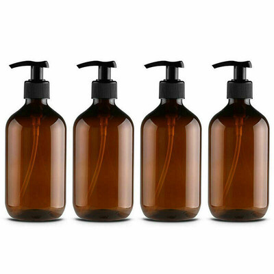 

500ML Plastic Bathroom Liquid Soap Foam Dispenser PET Shampoo Bottle 24pcs