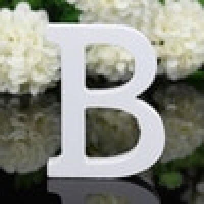 

New A-Z Wooden Wood Letters Alphabet Word Free Standing Wedding Party Home Decoration