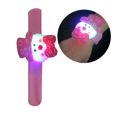 

Siaonvr Christmas Bear Pat Clap Bracelet Kids Band Christmas Soft Circle Wrist Gift Toy