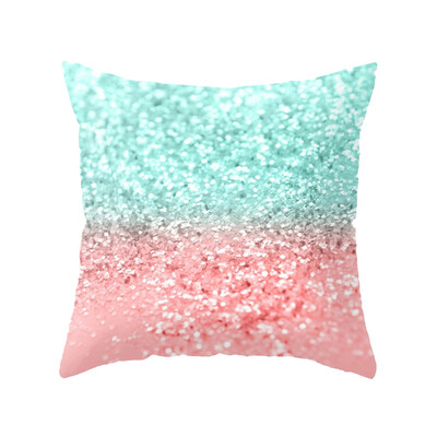 

Multicolor Sequin Throw Pillow Case Cushion Cover Glitter Home Decor Cotton Linen Pillowcase Square 18" x 18