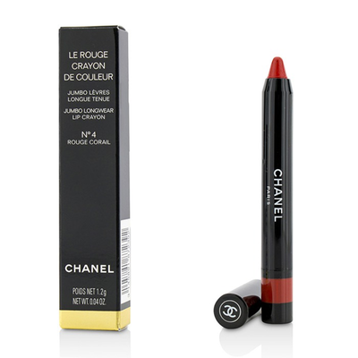 

CHANEL - Le Rouge Crayon De Couleur Jumbo Longwear Lip Crayon - 4 Rouge Corail 12g004oz