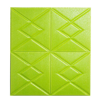 

PE Foam 3D Self- Adhesive Wall Stickers Bedroom Decor Wallpaper Decor Living Wall Sticker Water Wipe Foldable