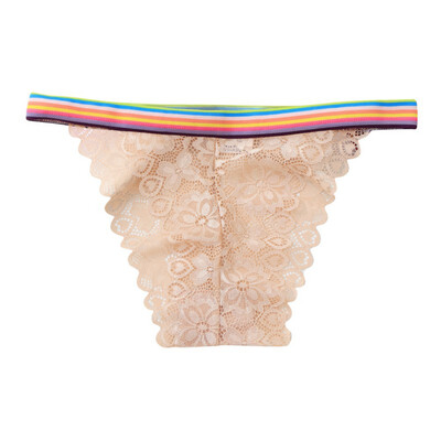 

Lace Lady Panties Low-Rise Womens Sexy Seamless Cotton Breathable Hollow Briefs Solid Candy Color Girl Underwear