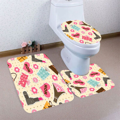 

〖Follure〗3pcs Mothers Day Non-Slip Bath Mat Bathroom Kitchen Carpet Doormats Decor