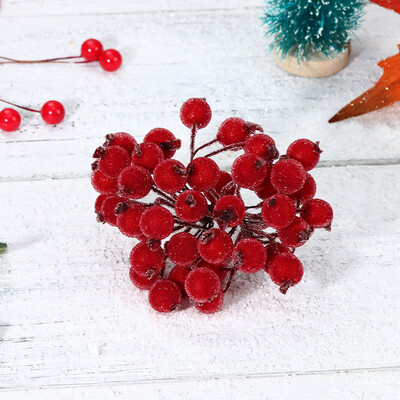 

JPGIF DIY Christmas Simulation Berry Small Particles Artificial Foam Cream Berry